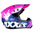 AXXIS MX803 Wolf Jackal Matt Pink мотошлем кроссовый эндуро розовый матовый