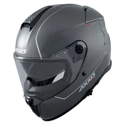 AXXIS FF122SV Hawk SV Solid Matt Titanium мотошлем серый матовый