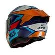 AXXIS FF122 Hawk SV EVO Ixil Matt Orange мотошлем оранжевый матовый