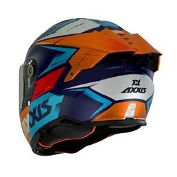AXXIS FF122 Hawk SV EVO Ixil Matt Orange мотошлем оранжевый матовый