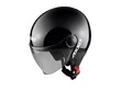 AXXIS Square Solid Gloss Black мотошлем открытый черный (размер: xs)