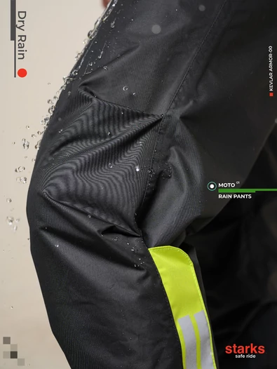 Starks Dry Rain DR219 дождевые штаны лайм