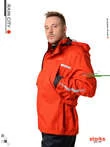 Starks Rain City мотодождевик раздельный красный с черным