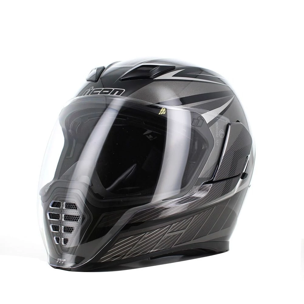 icon airflite helmet - qb1 xs black ICON Airflite QB1 Full Face Helmet Черный