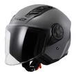 LS2 OF616 Airflow II Open Face Helmet Solid Nardo Grey