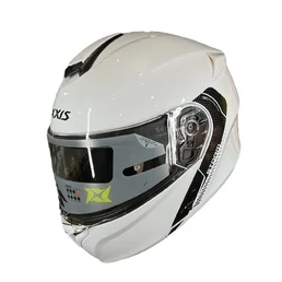 AXXIS FU406 Storm SV Solid Gloss Pearl White мотошлем белый