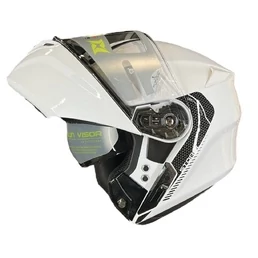 AXXIS FU406 Storm SV Solid Gloss Pearl White мотошлем белый