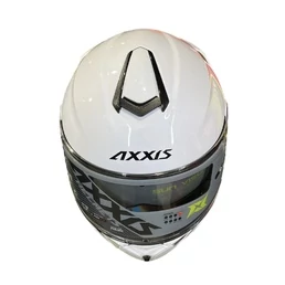 AXXIS FU406 Storm SV Solid Gloss Pearl White мотошлем белый