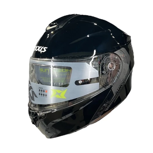AXXIS FU406BSV Storm S SV Solid Gloss Black мотошлем черный