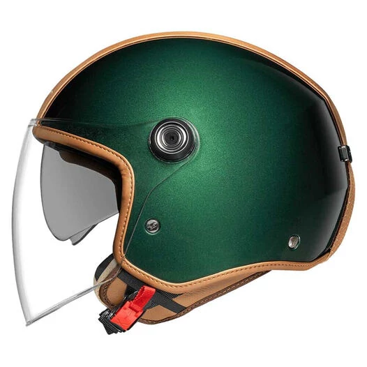 NEXX Y.10 Midtown Open Face Helmet Green / Camel (размер: s)