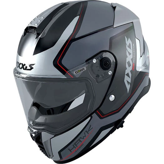 AXXIS Ff122Sv Hawk Sv Judge B2 Full Face Helmet Серый