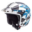 NAU N400 Free Trial Open Face Helmet Бело-синий (размер: s)