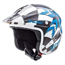 NAU N400 Free Trial Open Face Helmet Бело-синий