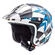 NAU N400 Free Trial Open Face Helmet Бело-синий