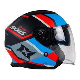 AXXIS OF504SV Mirage SV Damasko C7 Open Face Helmet Синий