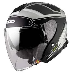 AXXIS OF504SV Mirage SV Trend Open Face Helmet matt grey