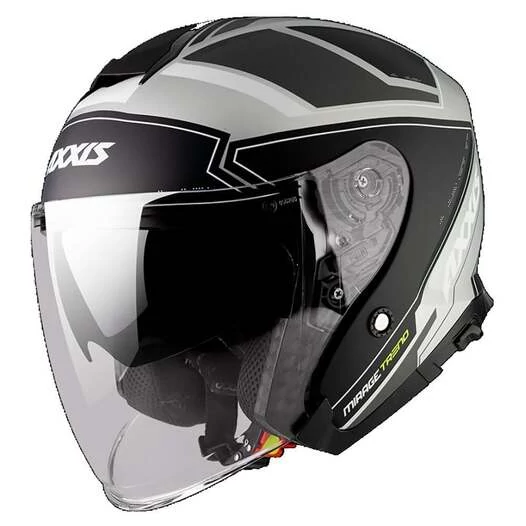AXXIS OF504SV Mirage SV Trend Open Face Helmet matt grey