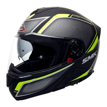 SMK Glide Kyren Modular Helmet Черно-желтый
