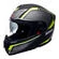 SMK Glide Kyren Modular Helmet Черно-желтый