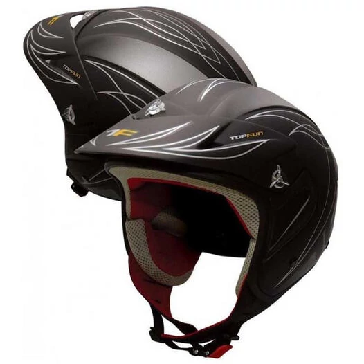 TOPFUN Trial Open Face Helmet Черный