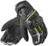 Rev'it CHICANE Black Yellow Fluo Leather Motorcycle мотоперчатки