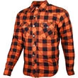 GMS JAGUAR Casual Motorcycle мотокуртка Shirt Black Orange