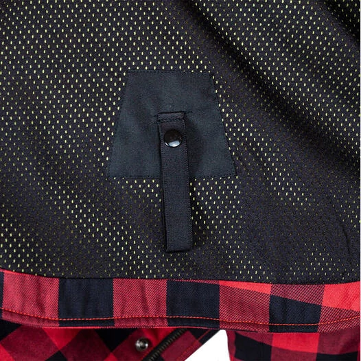 GMS JAGUAR Casual Motorcycle Jacket Shirt Black Orange