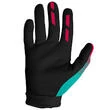 Seven Mx Annex 7 Dot Gloves Fluo Red Blue Красный