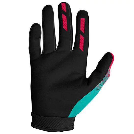 Seven Mx Annex 7 Dot Gloves Fluo Red Blue Красный