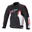 Alpinestars Ast Air V2 мотокуртка Black White Red Красный