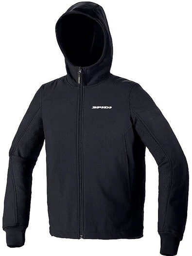 Spidi HOODIE ARMOR EVO CE Fabric Sweatshirt Black