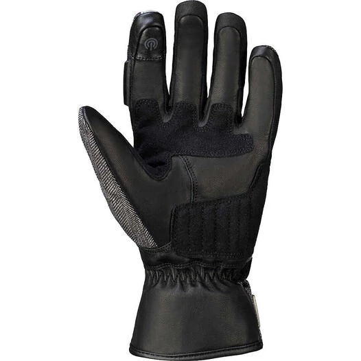 Classic Ixs Motorcycle Gloves In Torino-Evo-ST 3.0 Black Gray Leather