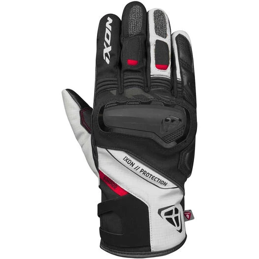 Ixon PRO KNARR Winter Motorcycle мотоперчатки Black Gray Red