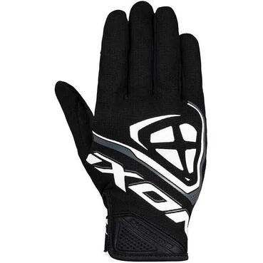 Ixon HURRICANE Summer Motorcycle мотоперчатки Black White