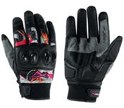 Motorcycle мотоперчатки A-Pro Leather and Fabric Fender Grey