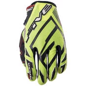 Five MXF4 PRORIDER S Yellow Fluo Motorcycle мотоперчатки