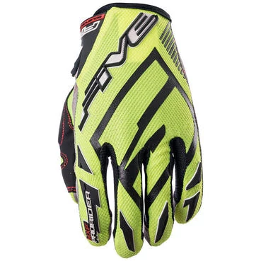 Five MXF4 PRORIDER S Yellow Fluo Motorcycle мотоперчатки