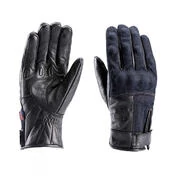 Blauer Combo Denim Black Leather Motorcycle мотоперчатки