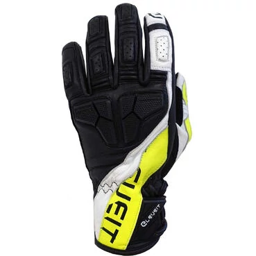 Eleveit ST1 CE Leather Motorcycle мотоперчатки Black Fluo Yellow