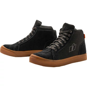 Icon CARGA CE Black Casual Motorcycle Sneaker