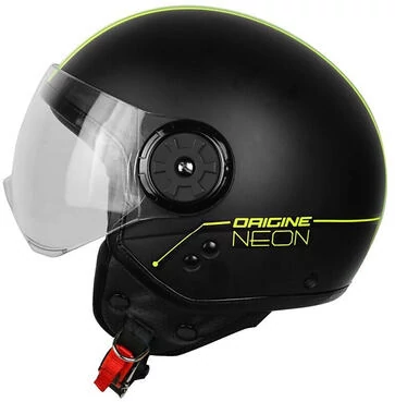 Motorcycle Мотошлем Jet Black Origin Neon Yellow