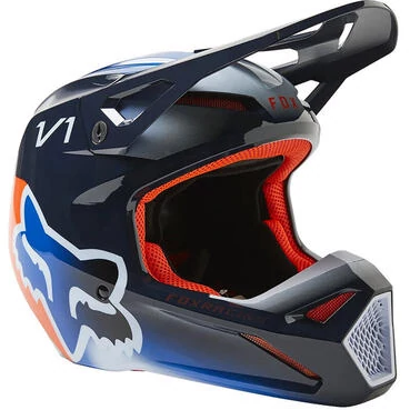 Fox V1 Toxsyk Мотошлем Midnight Синий