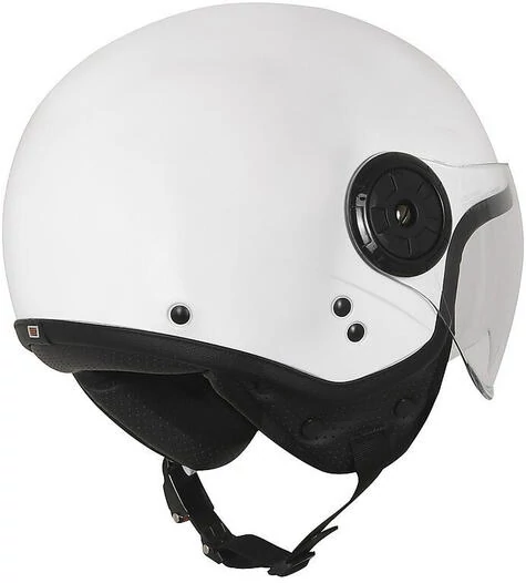 Demi-Jet Motorcycle Helmet Origin NEON EASY Glossy White
