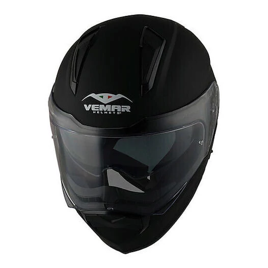 Integral Motorcycle Helmet Vemar ZEPHIR JMC Monochrome Black Matt