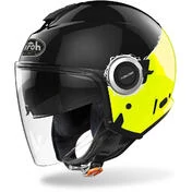 Airoh HELIOS Fluo Double визор Motorcycle Мотошлем Black Glossy Yellow