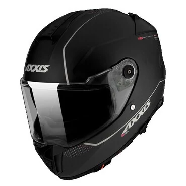 AXXIS FF122SV Hawk SV Solid Matt Black мотошлем черный матовый