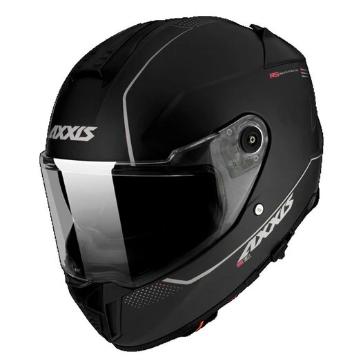 AXXIS FF122SV Hawk SV Solid Matt Black мотошлем черный матовый