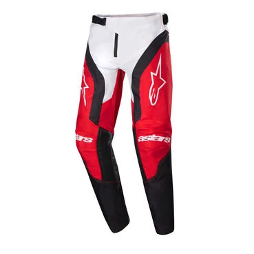 Alpinestars Youth Racer Ocuri 2024 мотоштаны White Красный