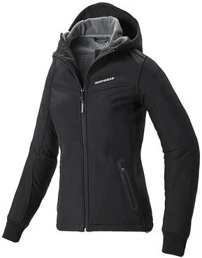 Spidi худи ARMOR EVO Lady Black Fabric Motorcycle Sweatshirt