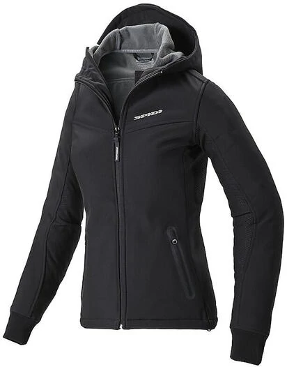 Spidi худи ARMOR EVO Lady Black Fabric Motorcycle Sweatshirt (размер: xs)